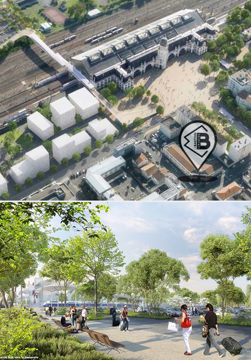 Quartier de la Gare de La Rochelle : Aménagements et accès ➜ Coworking La Rochelle