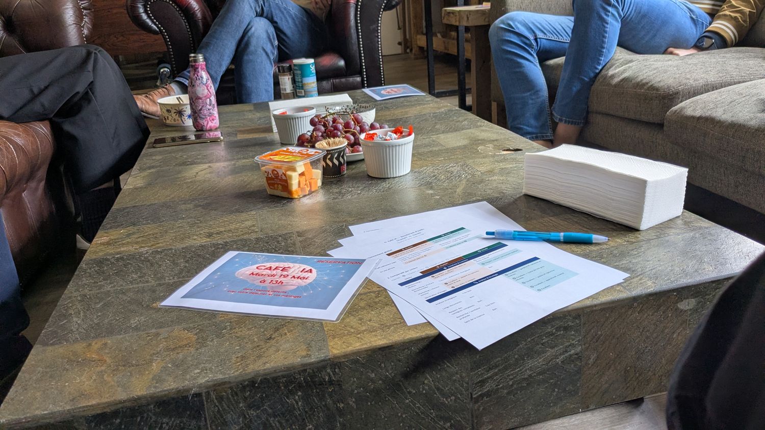 Café des experts, rencontre de la communauté au Bastion